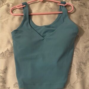 Tidal Teal lululemon align tank size 0 with padding